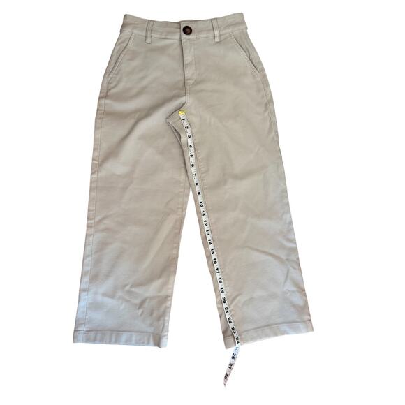 STYLE&CO Cropped Wide Leg Pants Size 2 Stone Beige Mid Rise NWT Casual Chic - Picture 3 of 6